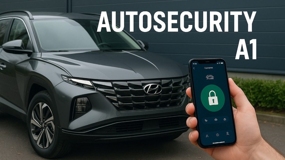 Показываем работу сигнализации Autosecurity A1 на Hyundai Tucson
